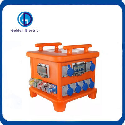 Yellow Indoor Waterproof Electrical Distribution Box For Overload Protection