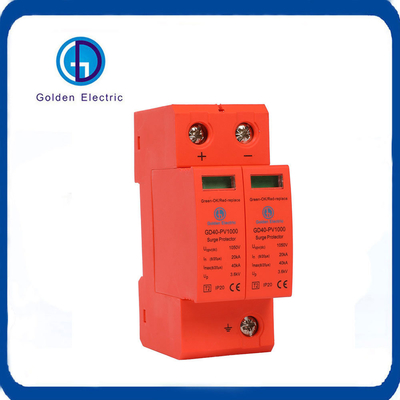 AC/DC System Solar Surge Protector Device for Pluggable Structure 1000V 2p 3p 20-40ka