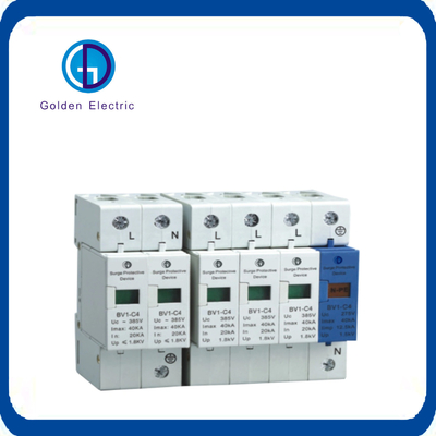 20ka Imax Solar System Grade B Class SPD Plugable Structure Lightning Arrester Energy
