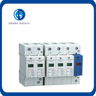 1p 2p 3p 3p N SPD Surge Protection Device for AC Electronical Lightning Protection