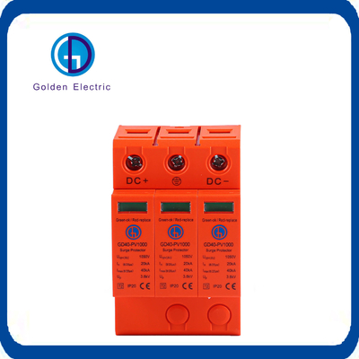 Solar PV System Used 20-40ka PV Surge Protective Device SPD Lightning Arrester Protector