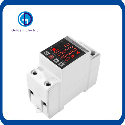 ISO9001 Certification 63A Over Under Adjustable Single Phase Voltage/Current Protector
