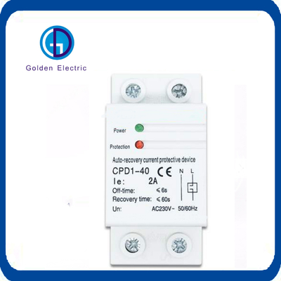 ROHS Certified 63A 230V Automatic Recovery Over and Under Voltage Protective Device