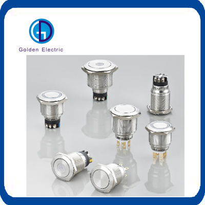 12mm 16mm 19mm 22mm 25mm 30mm Push Button Switch Customized Request DOT LED Type IP67