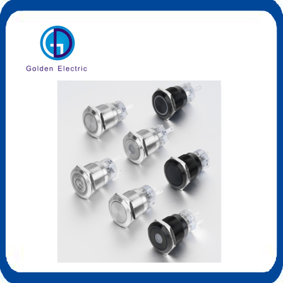 12mm 16mm 19mm 22mm 25mm 30mm Push Button Switch Customized Request DOT LED Type IP67