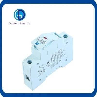 Solar PV Control Fuse Holder DC 1000V 1p 10A 16A 20A 25A 32A Electric Ceramic Cylinder Fuse Link with Indicator