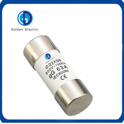 22X58mm 63A Fuse Link Gg Different sizes and specifications with CE TUV Certificate