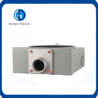 100A Aluminium Power Meter Enclosure IP55 Protection Square Meter Socket Box Enclosure