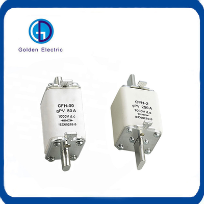32A 63A 80A 125A 160A 200A 250A DC 1000V Solar PV Fuse Link for Solar Energy System