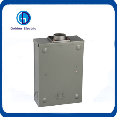 125A 4jaw 5jaw Single-Phase Ringless Type Square Meter Socket for Electrical Meter Base