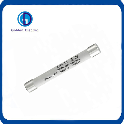 PV Solar DC 1500V Fuse Link 10X85mm Gpv Ceramic Fuse 2A 6A 10A 16A 20A 25A 32A Customization