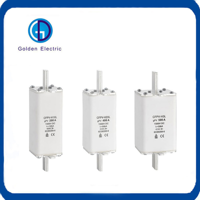 Low Voltage 1500V DC Gpv Fuse 20A-500A Solar PV Knife-Contact Fuse Link and Fuse Base