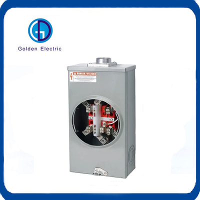 Customization Energy 200A Hub Generator 7jaws Ringless Type Series 3 Phase Meter Base Square Meter Socket