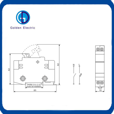 Ceramic Copper Fuse And Fuse Holder 32A AC 500V NH Fuse With Compact Structure