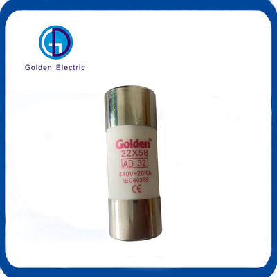 Ceramic Cylindrical Fuse Link AC 440V 22mm 20A Safety Operation with IEC 60269-1