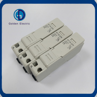 AC 500V Low Voltage Fuse Base Holder 10mm N 32A Cylindrical Fuse Link