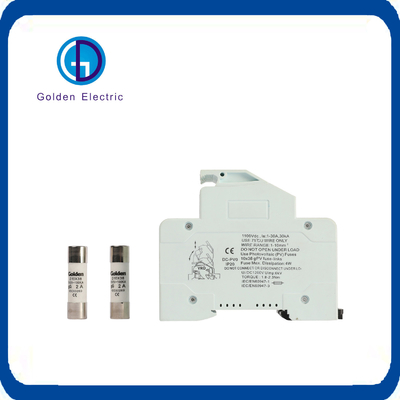 Solar PV DC 1000V Fuse And Fuse Holder 1phase 38mm With Gross Weight 1.000kg