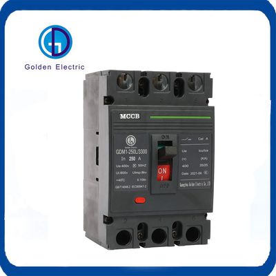 400V Rated Gdm1 MCCB for Power Distribution Normal Type 125A 250A 400A 630A 800A
