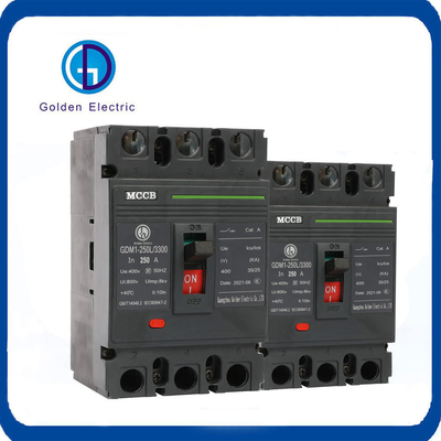 400V Rated Gdm1 MCCB for Power Distribution Normal Type 125A 250A 400A 630A 800A