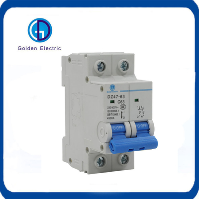 Low Voltage Circuit Breaker MCB Dz47 AC 230/400V 16A 20A 25A 32A 63A 1P/2P/3P/4P Miniature