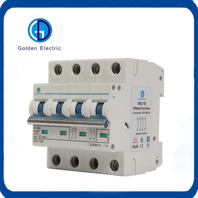 Mini Circuit Breaker 10A 25A 63A DC 1000V MCB GDL7 1P/2P/3P/4P for Solar Power System