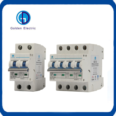 Mini Circuit Breaker 10A 25A 63A DC 1000V MCB GDL7 1P/2P/3P/4P for Solar Power System
