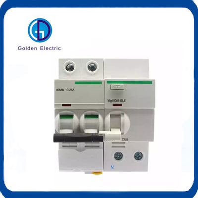 2p 16A 25A 40A 63A AC230V RCCB/RCD/RCBO Circuit Breaker with Over Current Protection