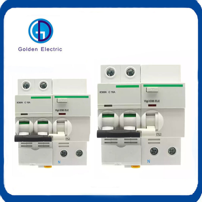 2p 16A 25A 40A 63A AC230V RCCB/RCD/RCBO Circuit Breaker with Over Current Protection