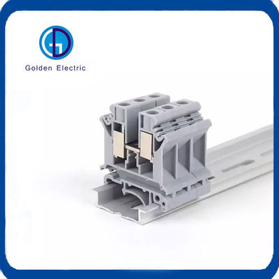 UK Series Cage Spring Terminal Block Brass Spring Wire Connector 800V Large Voltage