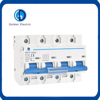 Safe To Use 100 Amp Breaker DC Mini Flame Retardant For Solar System