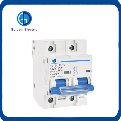 Safe To Use 100 Amp Breaker DC Mini Flame Retardant For Solar System