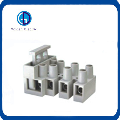 PCB Feed Through Terminal Block with Fuse 250V 10A 1-5 Pole Screw Terminal Connector
