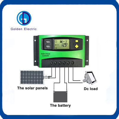 12V/24V 10A/20A/30A/40A/50A/60A PWM Solar Charger Controller with Solar Energy System