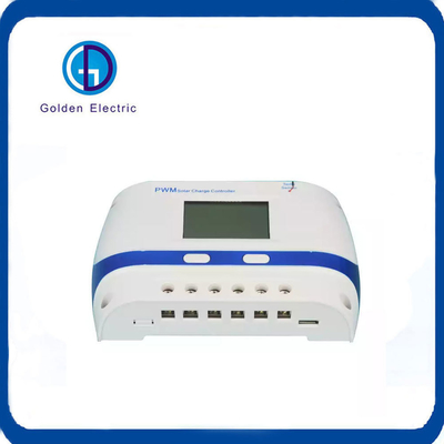 PWM Charging Mode 10A 20A 40A 50A 60A Solar Panel Charge Controller with 2 USB Ports