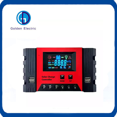 12V 24V Auto 10A/20A/30A/40A/50A/60A Solar Charge Controller with USB Output 5V/2A Max