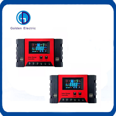 12V 24V Auto 10A/20A/30A/40A/50A/60A Solar Charge Controller with USB Output 5V/2A Max