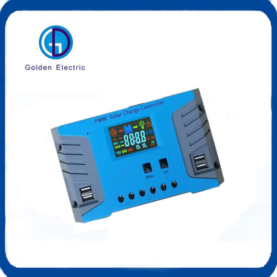 10A 20A 30A 40A 50A 60A Solar Charge Controller 12V 24V 48V Auto with Dual USB Port