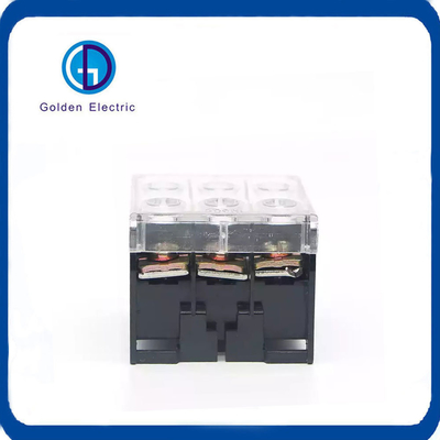 Series 3P 20A 30A 50A 600V Black Wire Connector Terminal Block for Customization