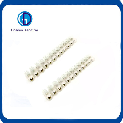 PE Material 12p Terminal Block for 12way X3 Series U Type 10A Electrical Connector Strip