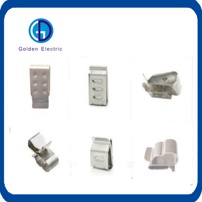 SUS 304 PV Solar Panel Cable Clips Water Resistant For Soler Panel System