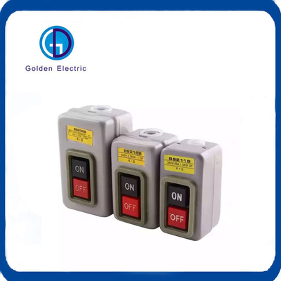 2.2 Kw Three-Phase Push Button Switch Control Station Electrical Control Box 500V on-0FF