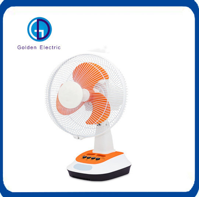 3m Cable 12 Inch Solar Rechargeable Fan With Solar Charge And LED Lights