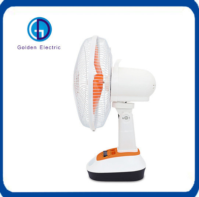 3m Cable 12 Inch Solar Rechargeable Fan With Solar Charge And LED Lights