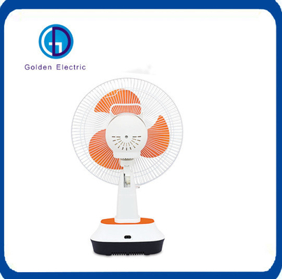 3m Cable 12 Inch Solar Rechargeable Fan With Solar Charge And LED Lights