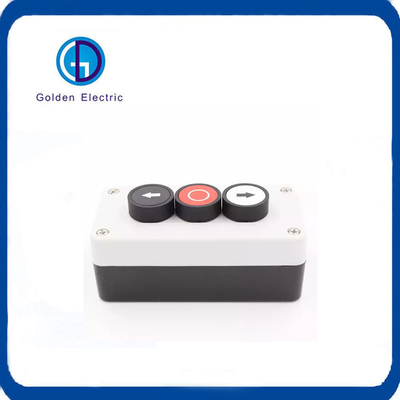 Waterproof Flush 3 Spring Return Button Control Box Push Button Station Control Switch Box