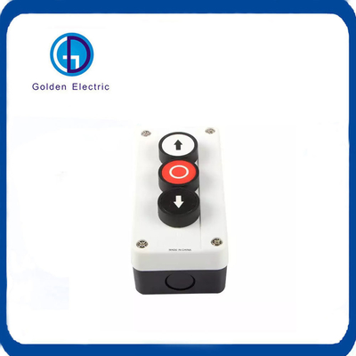 Waterproof Flush 3 Spring Return Button Control Box Push Button Station Control Switch Box