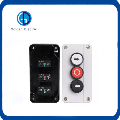 3 Hole Waterproof Left Right Stop Arrow 2no 1nc Push Button Switch Control Station Box