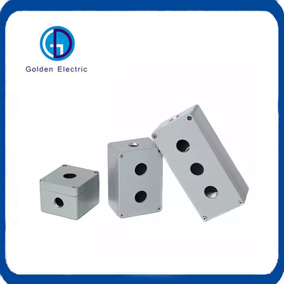 600V Normal Open Metal Push Button Switch Control Box Enclosure for 22mm Button Switch
