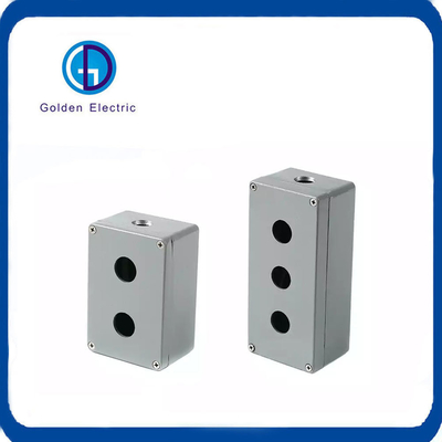 600V Normal Open Metal Push Button Switch Control Box Enclosure for 22mm Button Switch
