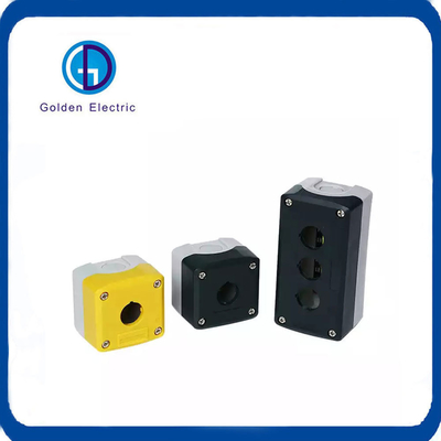 Single-pole on-off Switch Waterproof Plastic Push Button Control Box 22mm Mechanical